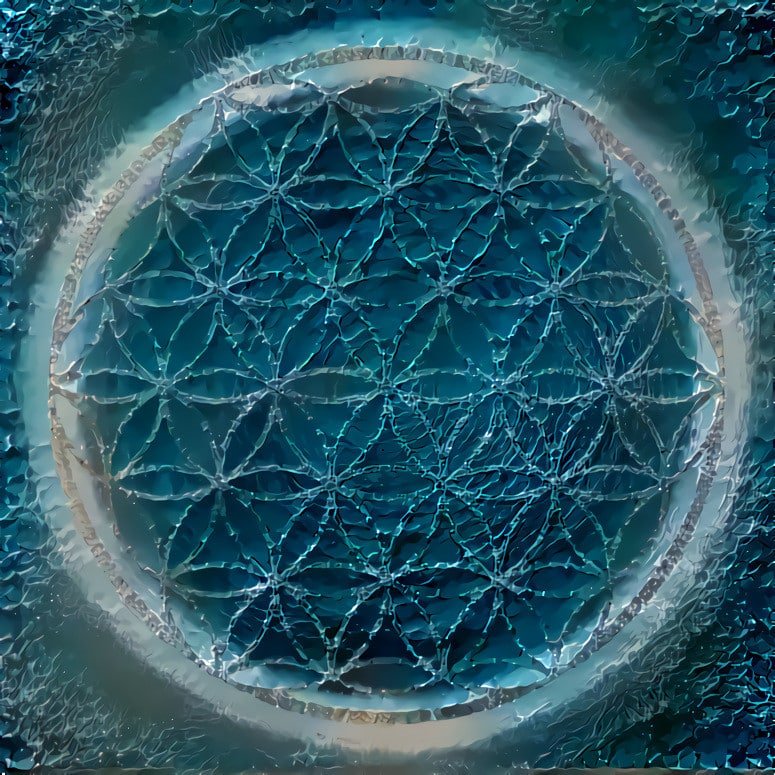 Genetic Series flower of life artwork